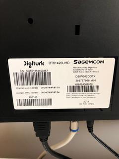 Sagemcom Yeni 4K Kutu(DT6142UHD) (Test Kutusu)<br><br>