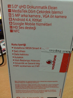  Vodafone Smart 4 Power alindi test edildi ..