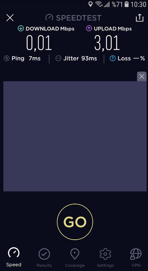 Download 0.01 mbit upload 3 mbit. Yardıma ihtiyacım var