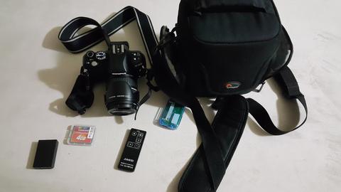 Satılık sıfırdan farksız Olympus E 420 DSLR - 350 TL