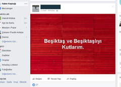  Facebook büyük fontta yazı ile durum belirtme