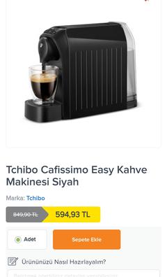 Tchibo Cafissimo Easy Kahve Makinesi 595TL (Migros Sanal Market)