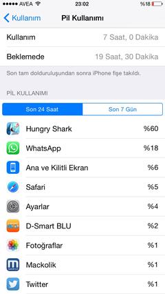  İphone sarj kullanımı ekran görüntüleri