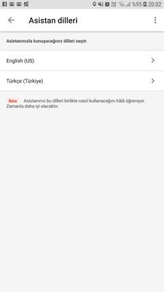 Google Asistan Turkce kullananlar(15 Aralik büyük gün.)