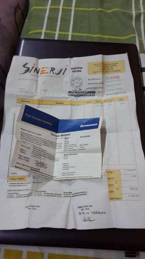 Satılık Lenovo Z580 >>14 Ay Garantili<< 1000 TL