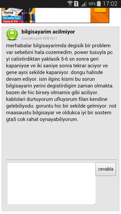  Bilgisayarim acilmiyor