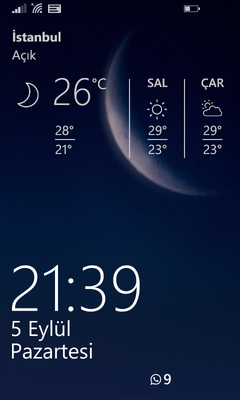 Windows phone ekran görüntüleriniz?