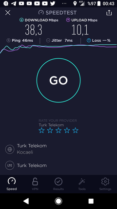 TÜM OPERATÖRLER 4,5G HIZ TESTİ [ANA KONU] 5G YE DOĞRU ADIM ADIM