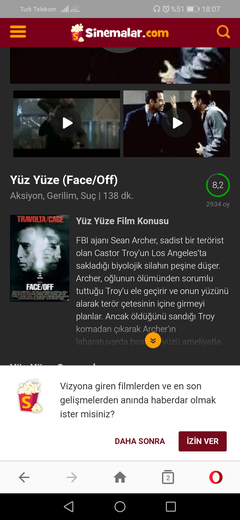 90'ların popüler bilim kurgu filmi 'Face/Off' yeniden çekiliyor