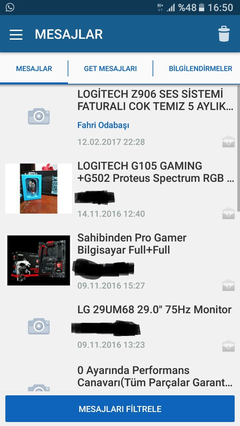 Sahibinden.com da dolandırıldım( logitech z906 ) Savcılık tan kağıt geldi ! 04.04.2017 resimli