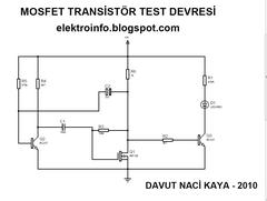  Transistör test devresi yapımı