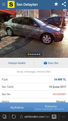 Malum sitedeki yeni dolandirici taktigine dikkat..