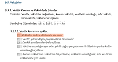 UZAYDA VEKTÖRLER MÜFREDAT DIŞIDIR [KANITLI][SS'Lİ]