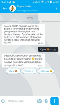 Turkcell bip sürpriz nokta[günlük 1 GB ve sürpriz hediyeler]