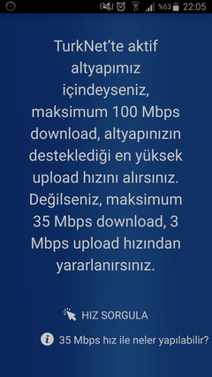 35Mbit'e kadar 64₺ tanımlanmış yükseltme için 79₺ istiyor