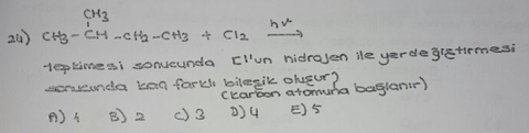 2014 lys kimya sorusu