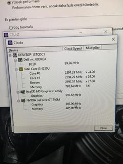  Dell 7537 i5 fps sorunu