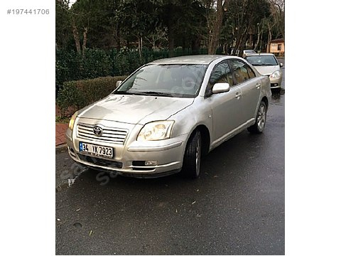 98.000 KM'DE SORUNSUZ VE SANAYİYE HİÇ GİTMEMİŞ TERTEMİZ AVENSİS