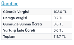 99 TL olan ürüne 103 TL vergi çıktı