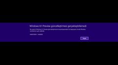  windows 8 li bilg aldım marketten 8.1 yukseltim.  ekran mavi lütfen bekleyin.  yardım :(