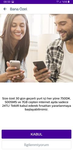 2019 TURK TELEKOM SELFY YAZ FIRSATI PAKETİ 8GB + 750 DK + 5000 SMS = 27 TL 