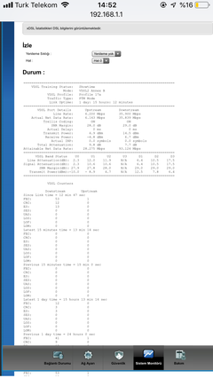 VDSL Hat Zayıflaması (dB) Değerleri [ANA KONU]