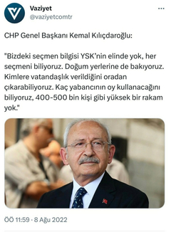 Seçmen Kılıçdaroğlu’nu Anlayamadı