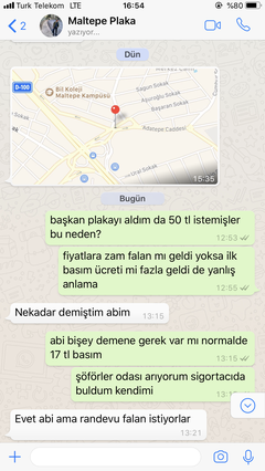 Maltepe Şöförler Odası Plaka Basımı adı altında yapılan işportacılık! (Herkesi ilgilendiriyor)