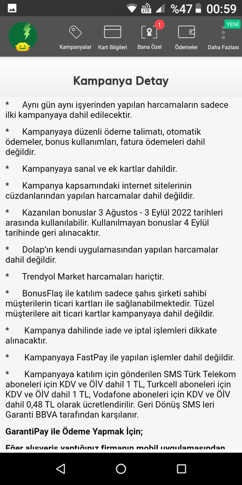 Garanti Bankasi Seçili e/Ticaret Sitelerinden Alışverişe 200 TL ye Varan Bonus!