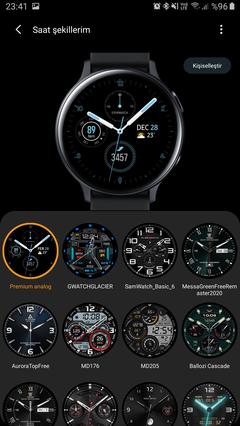 Samsung Galaxy Watch Arayüz Paylaşımı