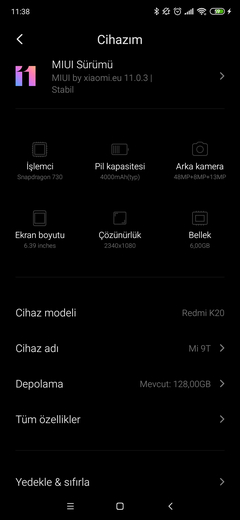 ★ Xiaomi Mi 9T ★ Ana Konu ★ MIUI 12.1 - ANDROID 11 ★ -İLK MESAJI OKUYUN LÜTFEN!!-