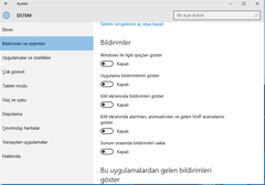  windows 10  güvenlik duvarı bildirimi kapatma lütfen yardın edin. (SS)li