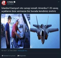 Satın Aldığımız F-35 Savaş Uçakları ABD Ordusuna Teslim Edildi.