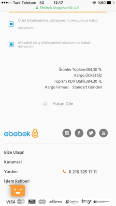 EBEBEK TE MASTERPASS İLE 150 TL ALIŞVERİŞE 50 TL İNDİRİM