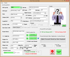 Personel Takip Programı ( Giriş Çıkış Kart Okutmalı )