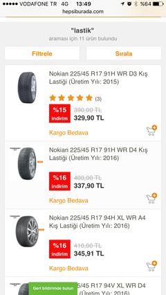  Nokian wr d4 kış lastiği