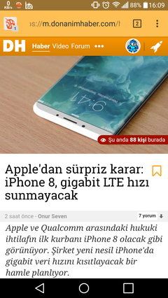 Apple'dan sürpriz karar: iPhone 8, gigabit LTE hızı sunmayacak