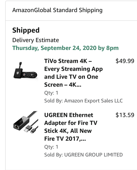 TiVo stream 4K