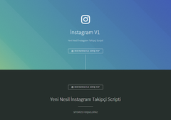  Yeni Nesil İnstagram Takipçi Scripti