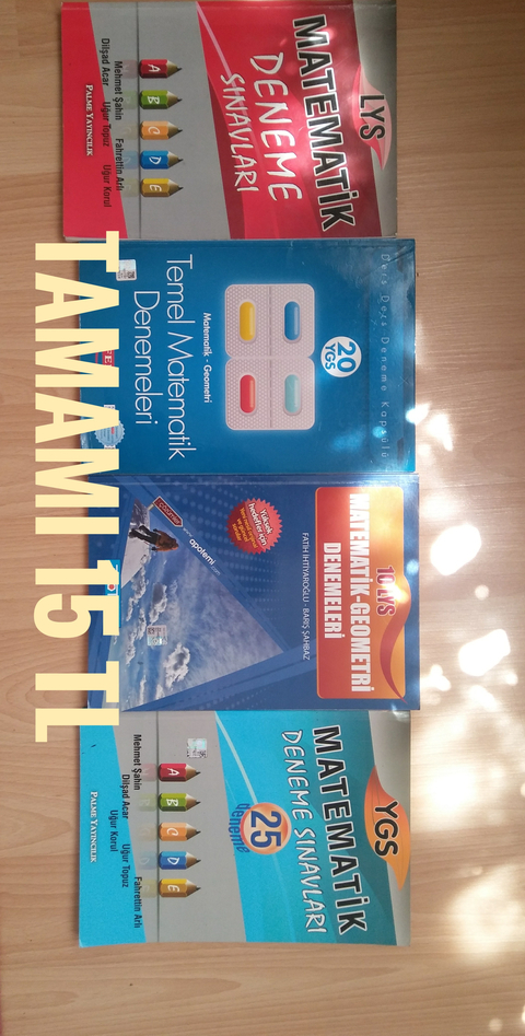 2019 TAYFA İÇERİ >> SATILIK KİTAPLAR
