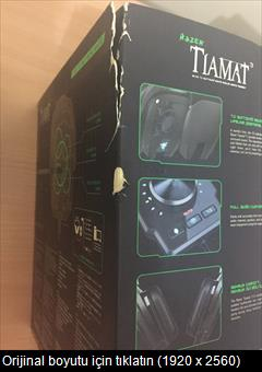  [SATILIK][FİYAT DÜŞTÜ!!]ÖLÜ FİYATINA VERİYORUM RAZER TİAMAT ELİTE 7.1  KULAKLIK[ÇOK ACİLLL]