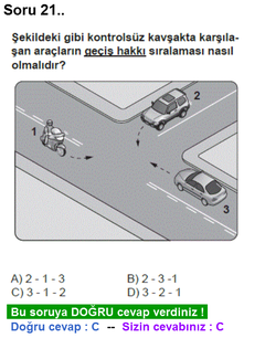  T Kavşakta geçiş hakkı kimin?