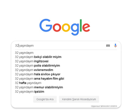 Google Türkiye yaşlara göre did you mean