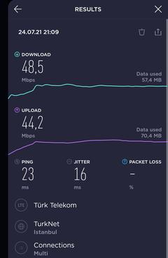 TÜM OPERATÖRLER 4,5G HIZ TESTİ [ANA KONU] 5G YE DOĞRU ADIM ADIM