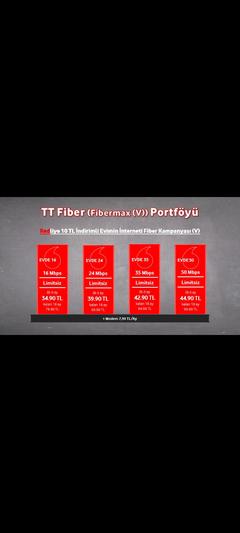 Vodafone fiber 100mbps 95 tl+dh uyelerine ilk 2 fatura hediye