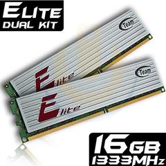 SIFIR, KUTULU: Team Elite 16GB (2x8GB) DDR3 1333Mhz CL9 Dual Kit