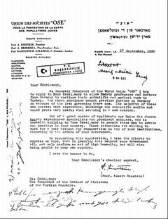 Einstein'in Mustafa Kemal Atatürk'e mektubu! 29 EKIM'E ÖZEL