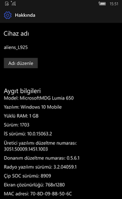 Güncelleme Almayan SD Kart Girişi olmayan/olan Cihazlara 8.1 den Redstone / Creators Update Kurulumu Rehberi