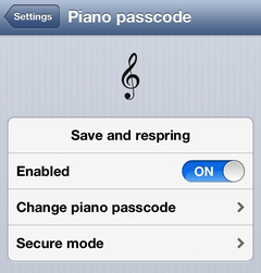  Piano Passcode [Harika Bir Tweak!]