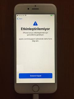 üstatların yardımına ihtiyacım var  merhabalar iphone 5s etkinleştirme sunucusuna ulaşılamadığı için